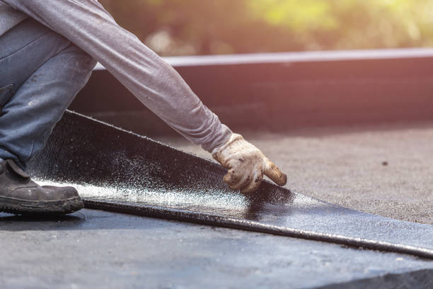 Professional Waterproofing technician working in New Castle, KY